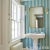 Schumacher SAMPLE - Schumacher Emma Stripe Wallpaper In Azure For Sale - Image 4 of 4
