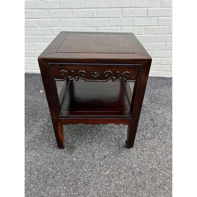 19th Century 19th Century Antique Rosewood Plant Stand Side Table For Sale - Image 5 of 10