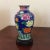 Japanese Early 20th Century Japanese Painted Porcelain Vase With Wooden Base For Sale - Image 3 of 7