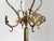 Vintage Italian Brass Coat Rack with Rotating Crown and Female Face Tripod Base, 1960s For Sale - Image 4 of 18
