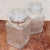 Pair of Vintage Crystal Glass Jars With Lids For Sale - Image 12 of 12
