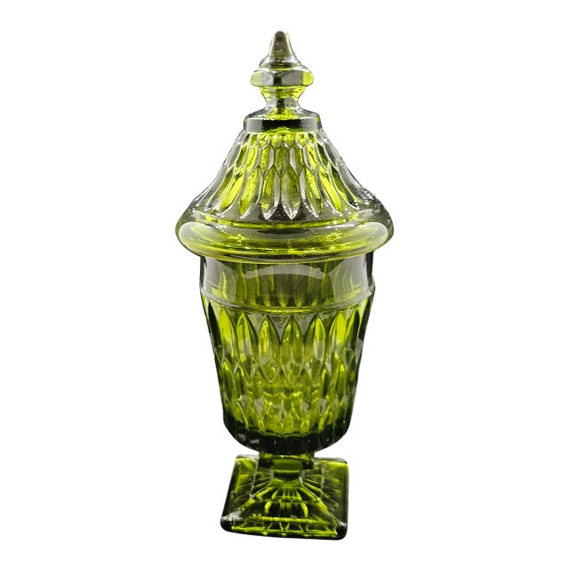 Vintage Indiana Glass Company Lidded Dish For Sale