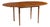 Moreddi Style Mid Century Danish Teak Expanding Dining Table With 1 Leaf For Sale