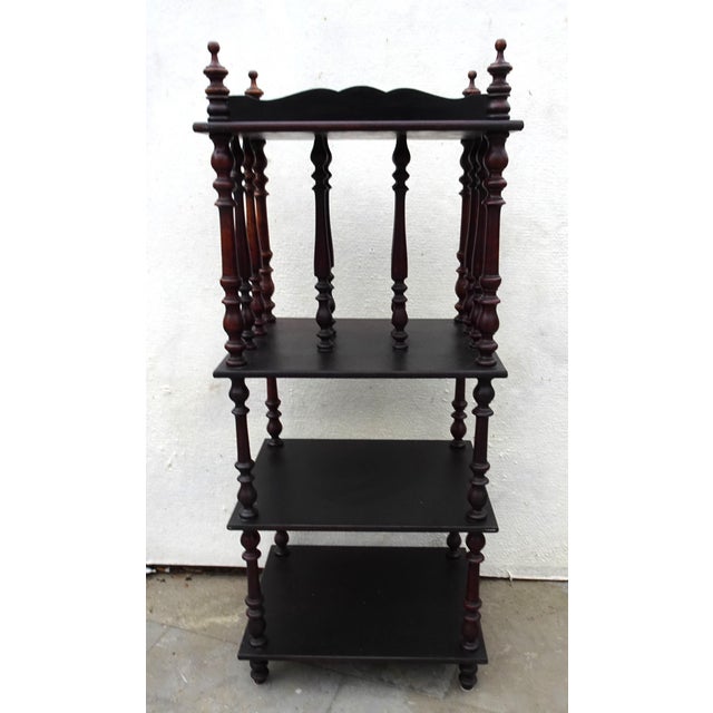 Antique Victorian Wooden Shelf, 1890s For Sale - Image 3 of 13
