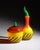 Postmodern Kontiki Hand-Blown Art Glass Carafe and Lidded Box by Nanny Still for Rosenthal Studio Line, 1993, Set of 2 For Sale - Image 3 of 17