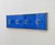 Vintage Space Age Italian Wall Coat Hanger in Blue Glass and Brass by Murano for Cristal Art, 1970s For Sale - Image 11 of 11