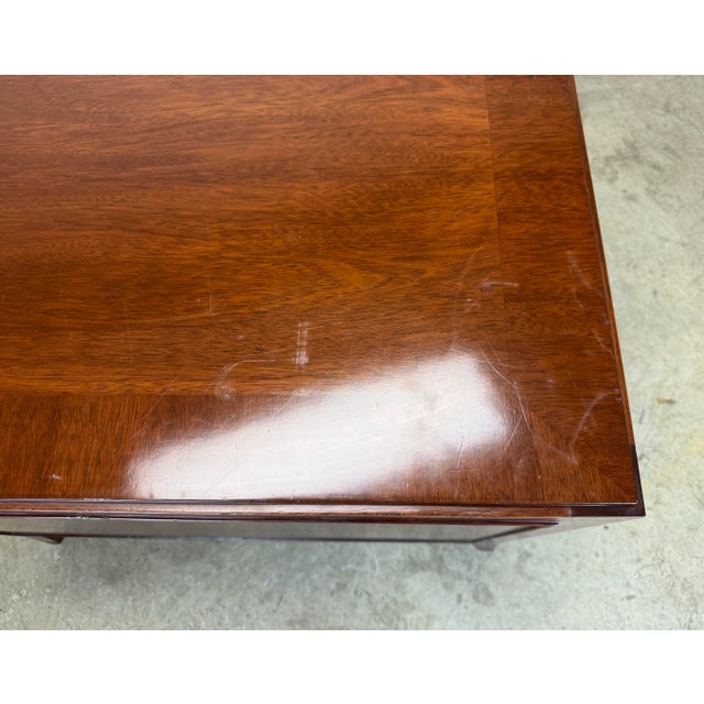 Vintage Barbara Barry / Baker Style Mahogany Commode / Side Table / Nightstand For Sale - Image 9 of 12
