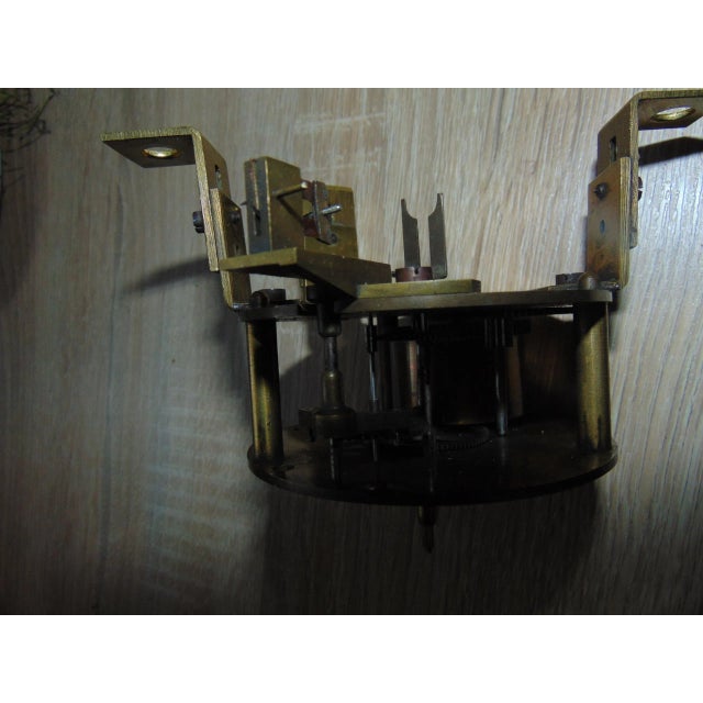 Vintage Wall-Mounted Wooden Clock from D.C. For Sale - Image 15 of 17