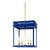 Colbalt Lantern With Gold Interior Accents For Sale