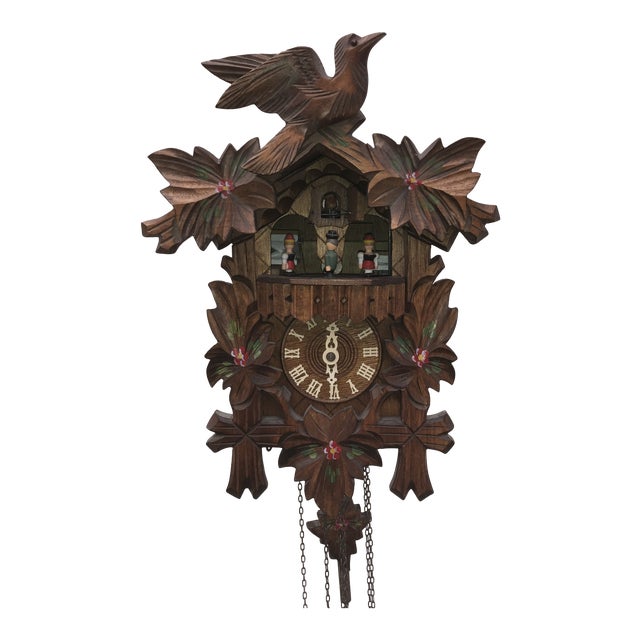 Vintage Collectible Handcrafted Floral German Switzerland Black Forest