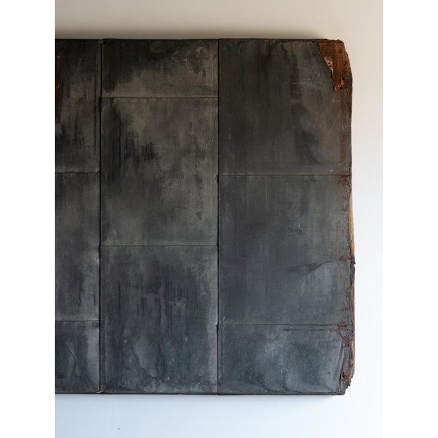 Japanese Antique Tin Door "Wall Decoration" 1860s-1900s / Wabi Sabi For Sale - Image 9 of 14