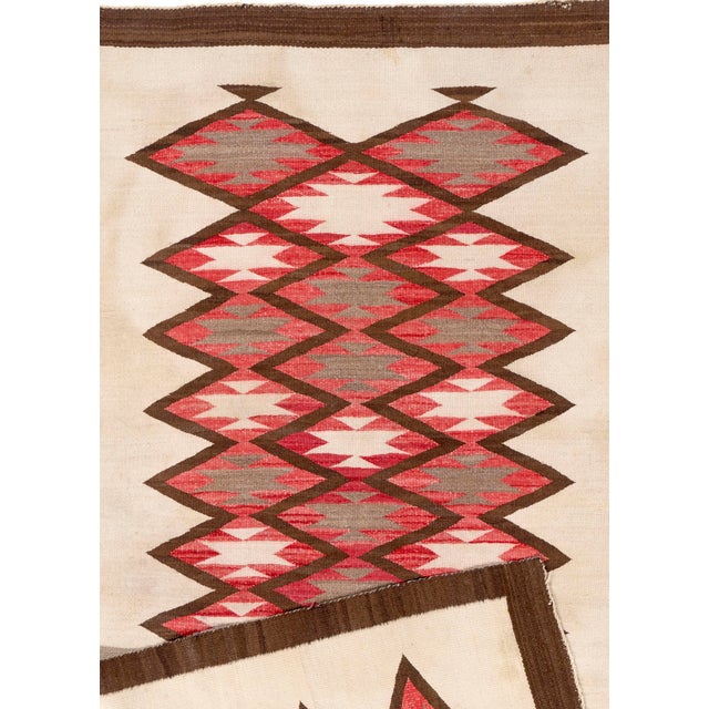 Vintage Circa 1950 Navajo Style Rug 3'5 X 6'10 For Sale - Image 4 of 8