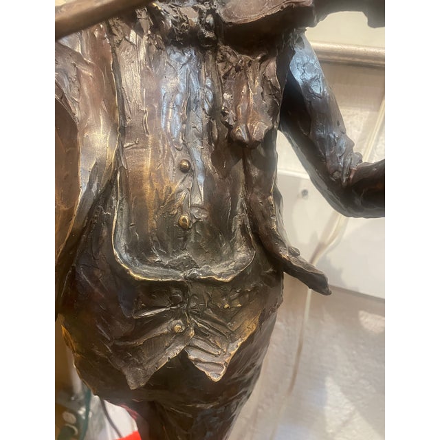 Figurative 1980s Original 25" Bronze Entitled “The Music of Beethoven “ by Mark Tochilkin 5/9 For Sale - Image 3 of 7