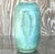This stunning vintage Boho studio pottery vase features a calming teal glaze with subtle textured details and an elegant...