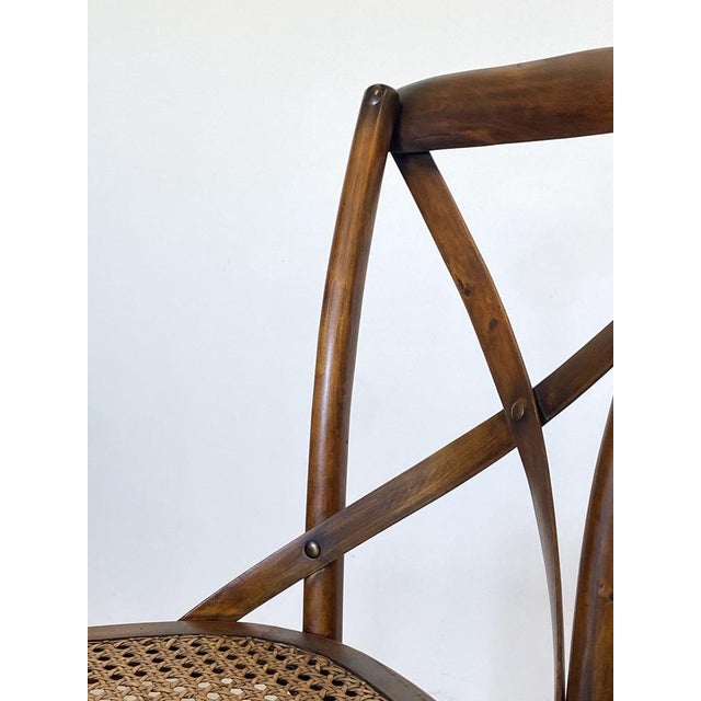 Chairs in Beech Wood and Vienna Straw, 1960s, Set of 4 For Sale - Image 13 of 18