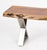 Contemporary Live Edge Wood Bench With X-Form Legs For Sale - Image 3 of 9