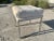 Milo Baughman Style Chrome Upholstered Stool For Sale - Image 11 of 13