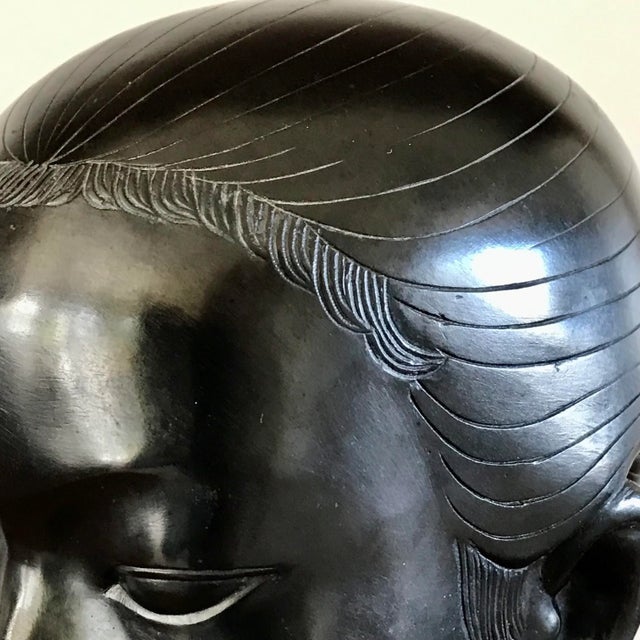Nguyen Thanh Le (Vietnamese, 1919-2003) Bronze Head of a Woman For Sale - Image 9 of 13