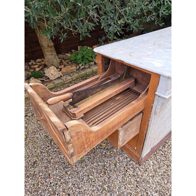 Carrara Marble Bakery Counter For Sale - Image 3 of 9