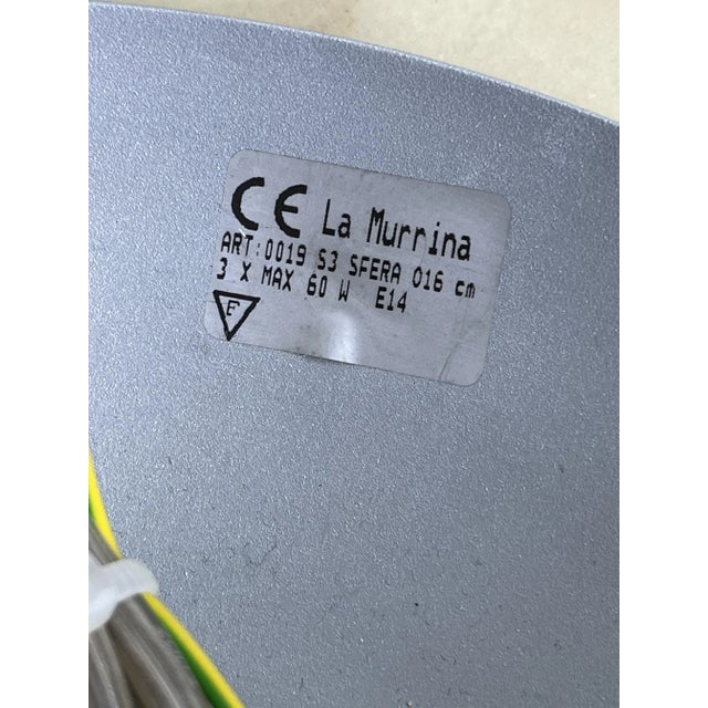 1990s Three-Sphere Hanging Light in Murano Glass, 1990s For Sale - Image 5 of 13