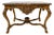 20th-C. Maitland-Smith French Louis XV Style Marble Top Fruitwood Center / Side Table For Sale