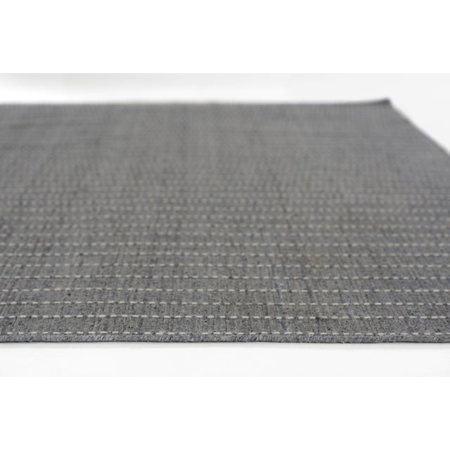 Blue Momeni Oliver Blue Hand Loomed 2'3" X 8' Runner For Sale - Image 8 of 11