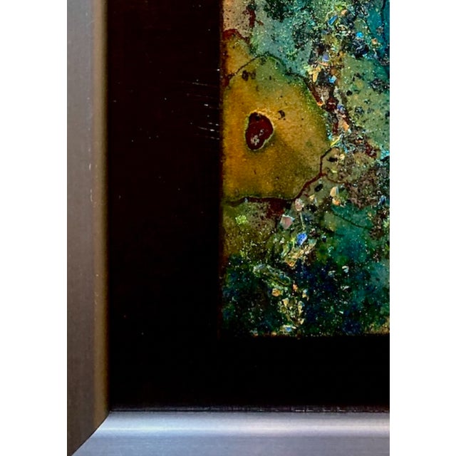 2020s "Garden of Luminescence" Original Painting, Framed For Sale - Image 5 of 8