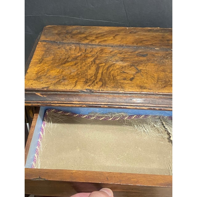 Wood Antique Wood Jewelry Box, 1800’s For Sale - Image 7 of 12