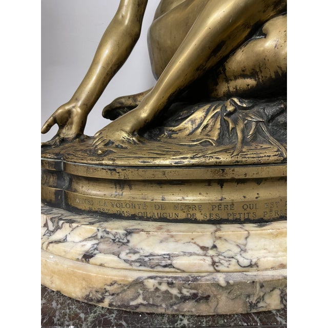 Gold A Gilt Bronze Figure of a Water Nymph, France, 19th Century For Sale - Image 8 of 10