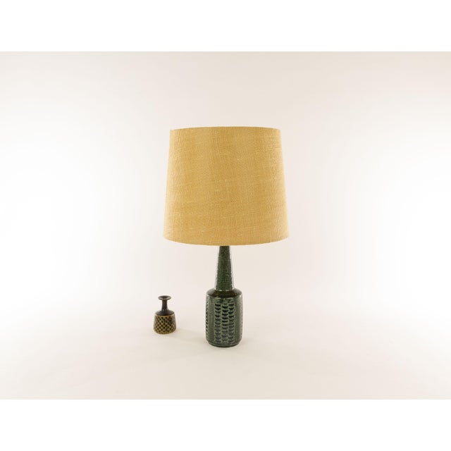 Mid-Century Modern Green Table Lamps Dl/21 by Annelise & Per Linnemann-Schmidt for Palshus, 1960s, Set of 2 For Sale - Image 3 of 8