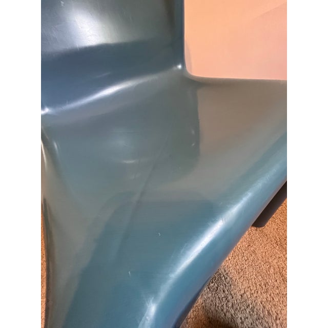 1960s Carlo Bartoli for Kartell 4875 Blue Chair Pop Art MCM Mid Century Modern Space Age 1970s For Sale - Image 5 of 12