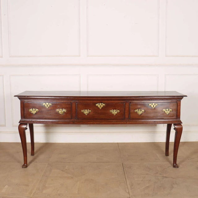 English Oak Dresser Base, 1760s For Sale - Image 12 of 12