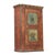 Antique Rustic Farmhouse Folk Art Painted Bridal Cabinet, 1860 For Sale - Image 4 of 16