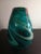1980s 1980s Green Swirl Art Glass Decorative Vase For Sale - Image 5 of 6