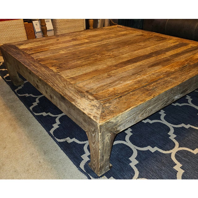 Reclaimed Oak Coffee Table Reclaimed oak timbers from decades-old buildings in Europe lend richness to this simple, linear...
