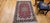 1900 - 1909 Vintage Persian Tabriz Rug, Hand-Knotted Wool & Silk, Floral Pattern, Pomegranate-Red & Navy, 3x5 For Sale - Image 5 of 18