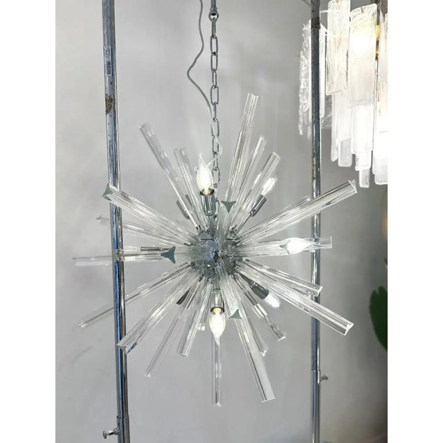 Early 21st Century Sputnik Triedro Murano Glass Pendant by Simoeng For Sale - Image 5 of 8