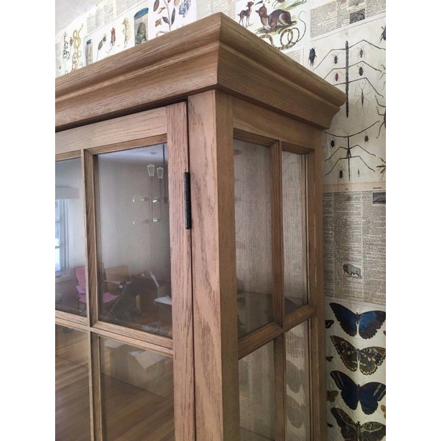 Restoration Hardware Hampton Casement Glass Hutch Chairish