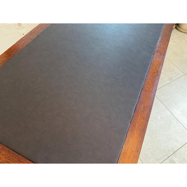 Brown Art Nouveau Desk, 1890s For Sale - Image 8 of 18