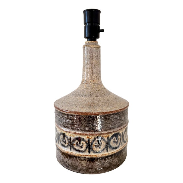 Large Danish Table Lamp Base by Jette Hellerøe for Axella, 1960s For Sale