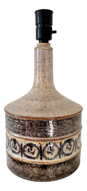 Large Danish Table Lamp Base by Jette Hellerøe for Axella, 1960s