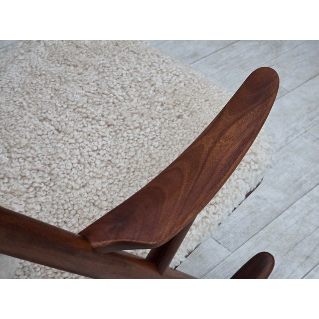 Vintage Danish Rocking Chair by Frank Reenskaug for Bramin, 1960s For Sale - Image 10 of 18