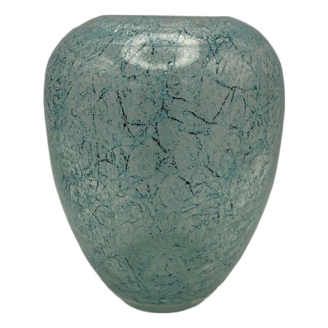 Vintage Art Deco Glass Vase by Walter Dexel for WMF Ikora, 1930s For Sale