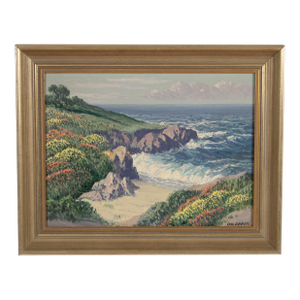 Painting Titled "Carmel by the Sea" by Carl Sammons (1883-1968)