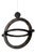 Black Marble and Stone Ring-Shaped Gaïa Lamp by Esther Knopfler For Sale