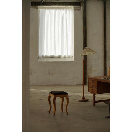 1920s Early 20th Century Danish Classic Pine Stools with Lambswool Seats, 1920s, Set of 2 For Sale - Image 5 of 18