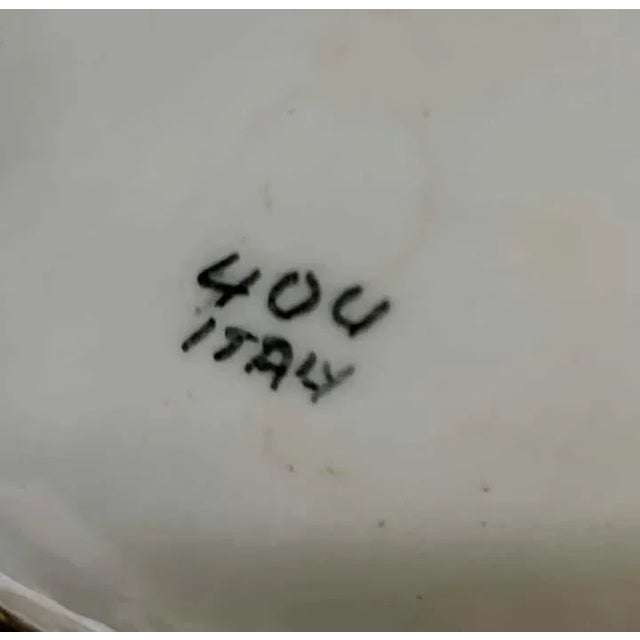 Capodimonte Centerpiece Bowl Cherubs Putti Playing - Made in Italy For Sale In Las Vegas - Image 6 of 6