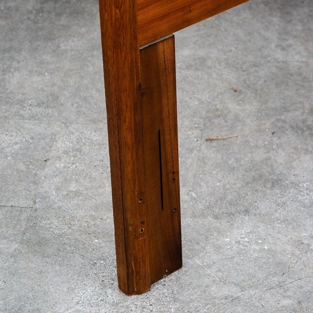Mid Century Modern Headboard Queen Dixie Bed Frame Walnut MCM Slat Wood Walnut For Sale - Image 11 of 11