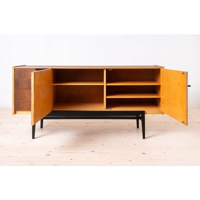 Mid-Century Modern Mid-Century Modern Sideboard by Frantisek Mezulanik for Up Závody, 1960s For Sale - Image 3 of 10