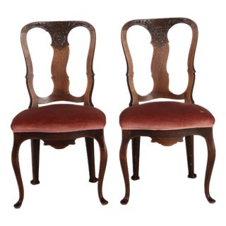 Antique Chairs, 1860, Set of 2 For Sale
